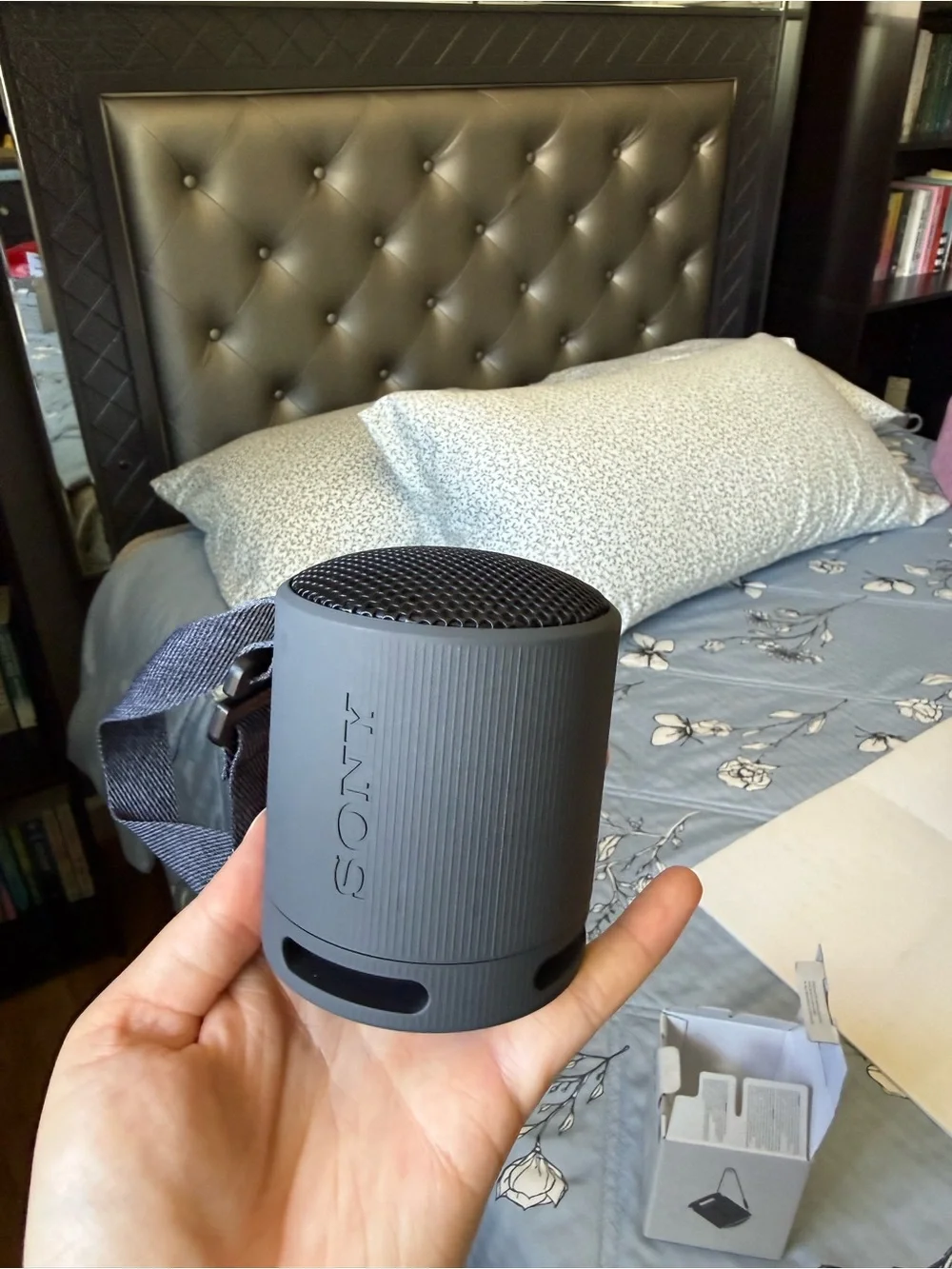 Sony XB100 Portable Speaker — Gray Box Art